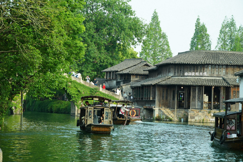 Hangzhou: Wuzhen and Xitang Private Day Trip with Pickup Option 3 Hangzhou: Wuzhen East Zha + Nanxun Night View