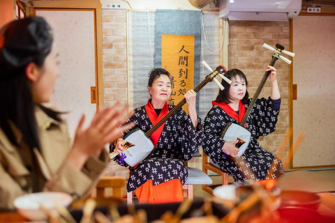 Tokyo Limited-Date Cherry Blossom Route Cruise & Show & Meal Sakura Exclusive: 90-Min Night Cruise & Show & Sukiyaki