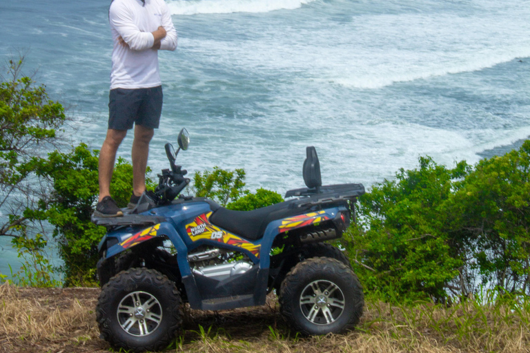 Mizata: ATV tour of the beach and viewpoint with pool access