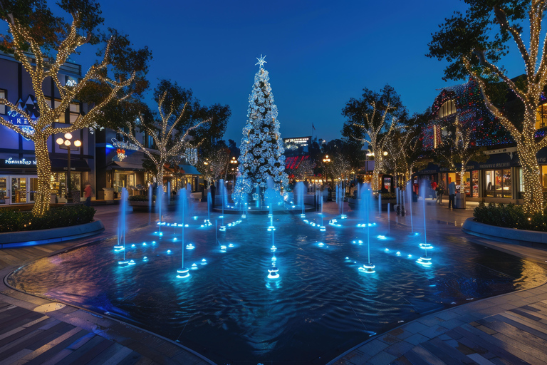 Los Angeles: Holiday Lights Tour & Rodeo Dr Walking Tour