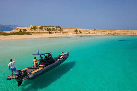 Sifnos : explorez Polyaigos et Kimolos lors d&#039;une croisière privéeLocation de bateau à Sifnos vers Polyegos et Kimolos avec Marvel RIB