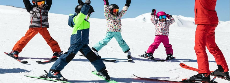 Courchevel : Votre première leçon de ski avec location de matériel