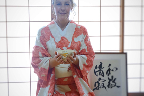 Kyoto: Kimono Rental, Tea Ceremony, and Garden Photoshoot