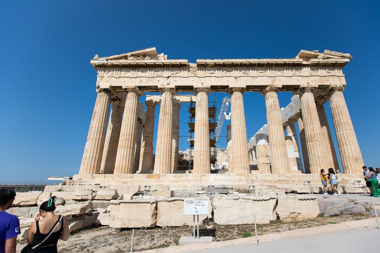 From Piraeus Port: Acropolis and Parthenon Mythology Tour Acropolis Walking Tour With Tickets