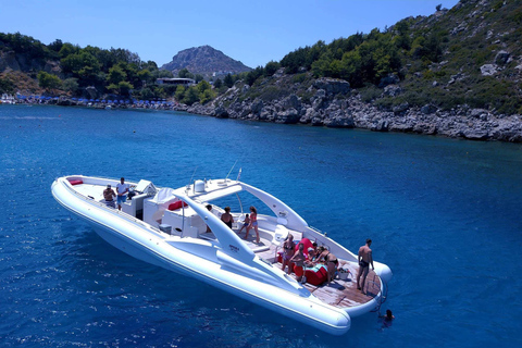 Rhodes : Croisière sur la plage avec baignade, repas et boissons illimitées