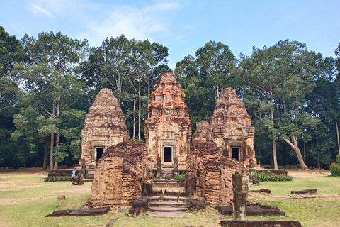 Siem Reap: Wycieczka grupowa do Banteay Srei, Beng Mealea i Rolous