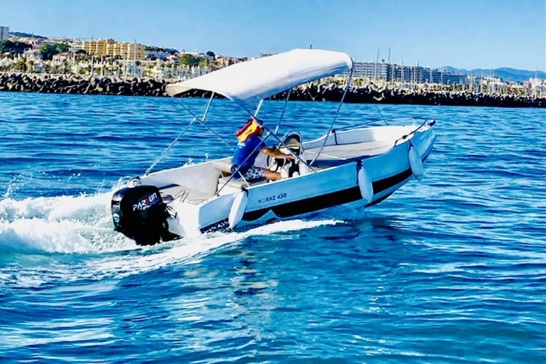 Benalmadena: Enjoy the Coasta Del Sol Skippering Your Boat Travel the Coast of the Sun Being the Captain of your Boat