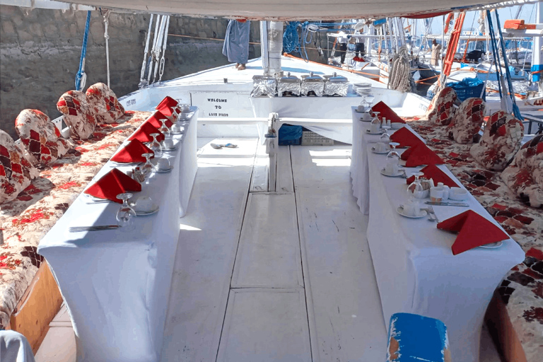 Aswan: Romantic Felucca Lunch & Island Views with transfers.