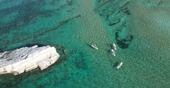 Chania: Kera Beach Kayak Safari with Turtle Island