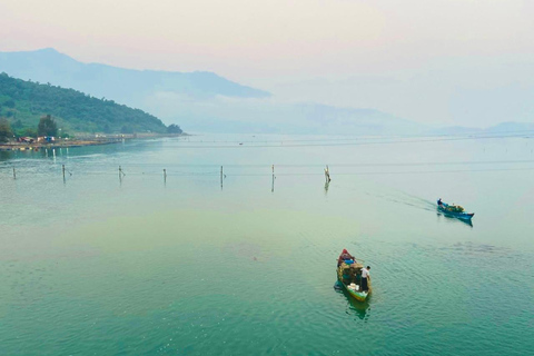 Hoi An till Marble-Monkey Mountain &amp; Hai Van Pass med motorcykel