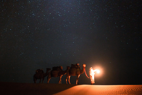 Qatar: Safári noturno no deserto| Passeio de camelo| Praia do mar interior