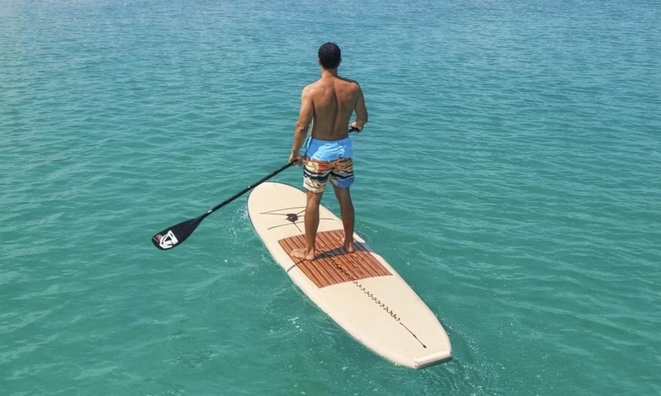 Dubai: Stand-Up Paddle Boarding con vistas al Burj Khalifa