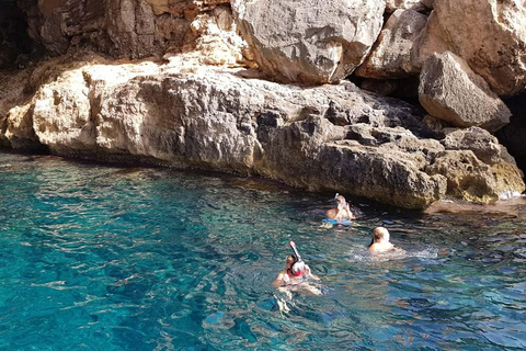 Mallorca: Caves, Cliffs, and Coves Boat Trip Tour with Santa Ponsa Pier Meeting Point 1:45pm