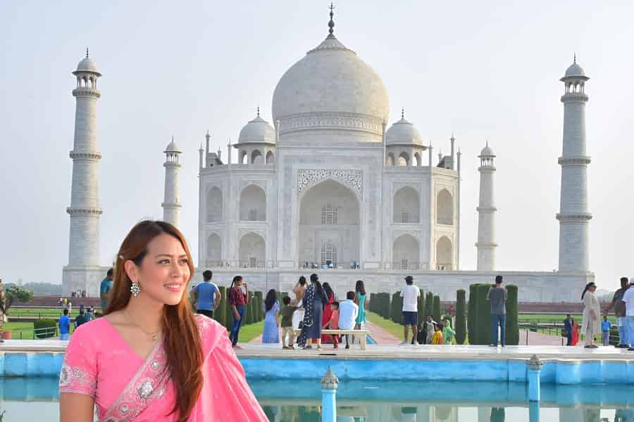 Ab Delhi: Tagestour zum Taj Mahal bei Sonnenaufgang mit Transfer & Mittagessen. Foto: GetYourGuide