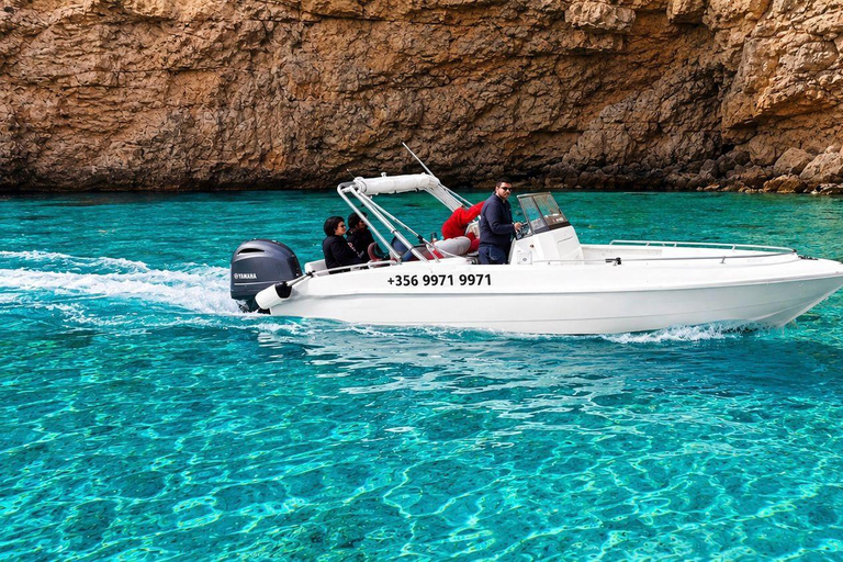 Comino: Private Blue Lagoon, Crystal Lagoon & Sea Caves Tour
