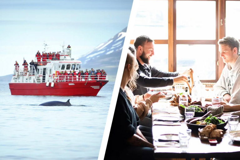 Akureyri: tour gastronomico e avvistamento balene