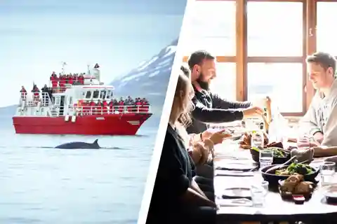 Akureyri: Foodtour und Walbeobachtungstour