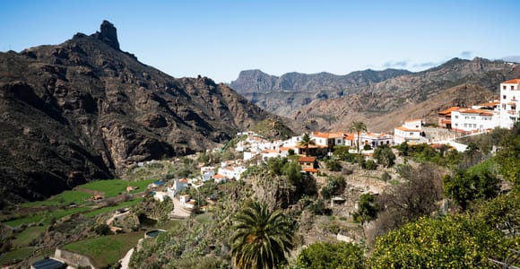 From the South: Gran Canaria from Above: Fataga and Tejeda