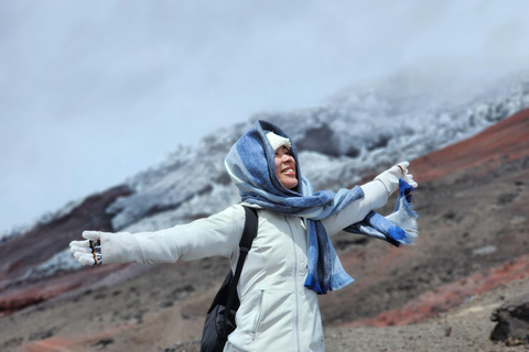 Randonnée et équitation au volcan Cotopaxi pour débutants