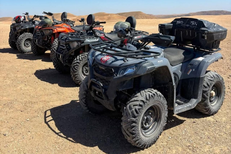 Marrakech: Agafay Desert Quad Bike, Camel Ride, Pool & Lunch Desert Agafay : Quad Biking, Camel Ride, Lunch & Pool
