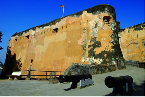 Mombasa City tour; floating bridge,tusks,Fort Jesus