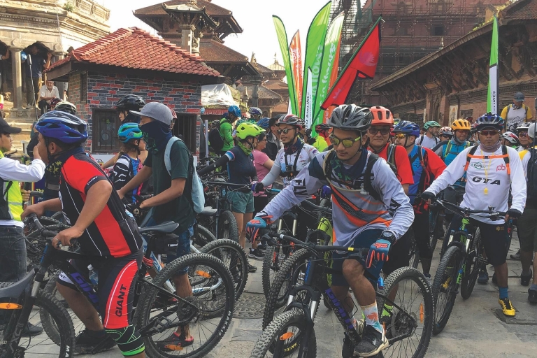 Jednodniowa wycieczka rowerowa po Katmandu