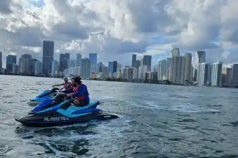 Miami's Islands And Sandbars on a High-Speed Jet Ski Tour