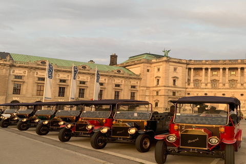 Viena: Tour turístico privado en coche eléctricoTour nocturno privado de 60 minutos (con bebidas)