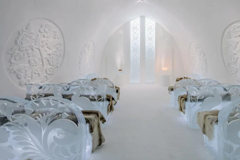 From Abisko: Icehotel Tour & Sámi Reindeer Museum