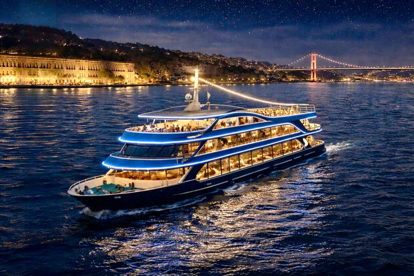 Istanbul: Magic of Bosphorus, Full Meal & Turkish Night Show