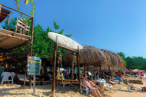 Journée de plage tranquille pour les VIP