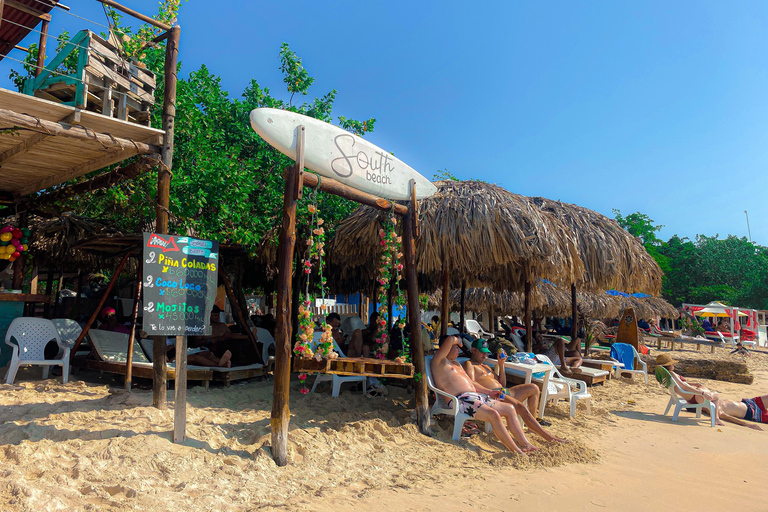 Journée de plage tranquille pour les VIP