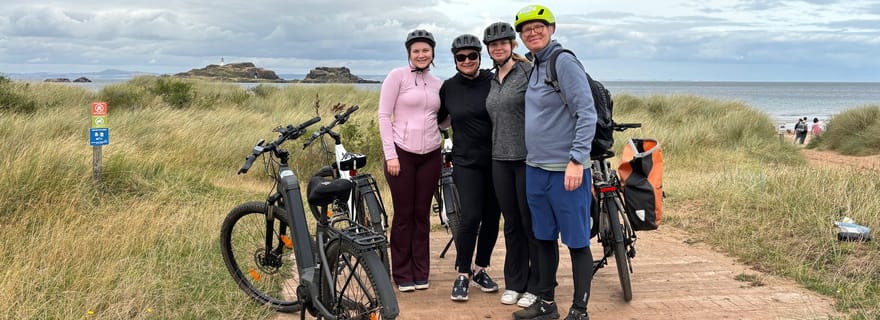 Circuit des châteaux et de la côte en vélo électrique North Berwick