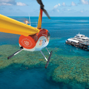 Cairns: Great Barrier Reef Pontoon, Travel by Helicopter