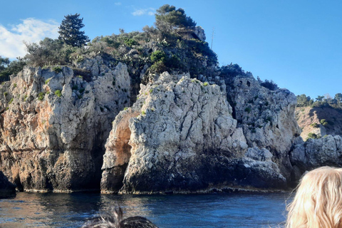 Taormina: Sunset Dolphin Tour by Catamaran with Aperitif