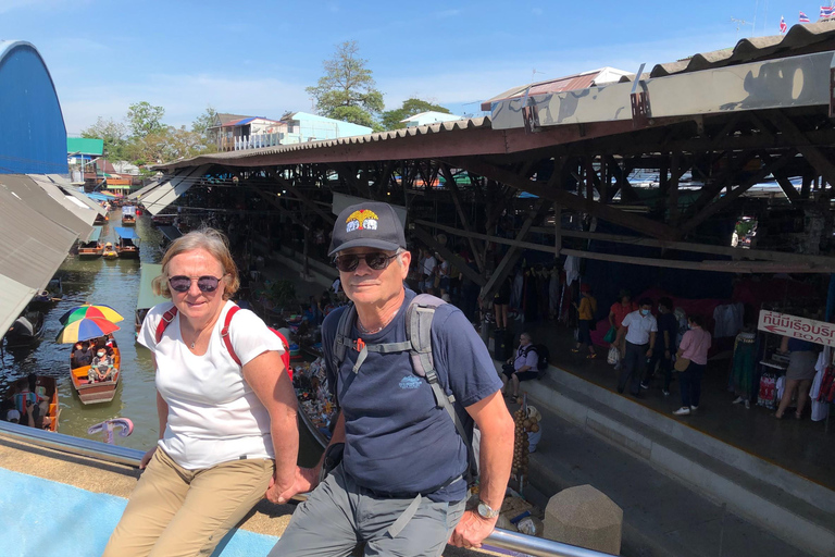 Amphawa y Mercados Ferroviarios y Paseo en barco con luciérnagas: desde BKKTour privado en vietnamita