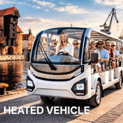 Gdansk: Shared/Private Golf Cart City Tour with Local Guide
