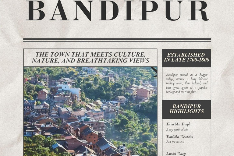 Pokhara: South Asian Longest Cave & Bandipur Private Tour