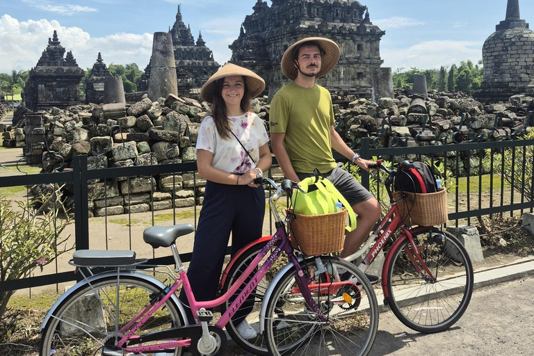 Cykla till Plaosan-templet, lokal industri och batikkonsttur