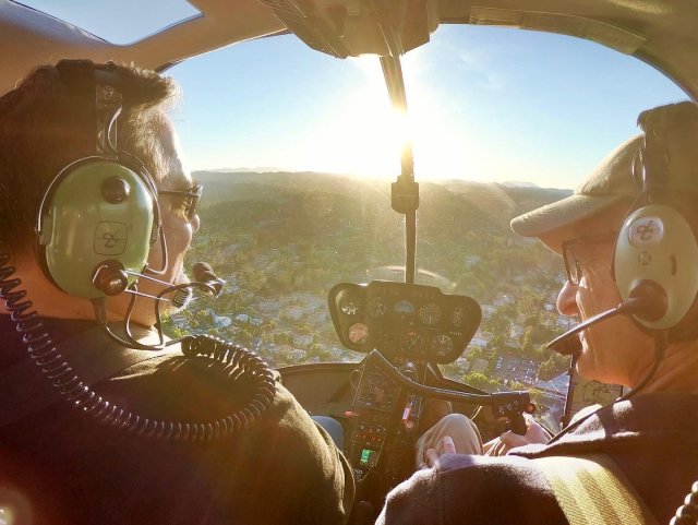 Ein Hoch auf Hollywood: 35-minütiger Hubschrauberrundflug
