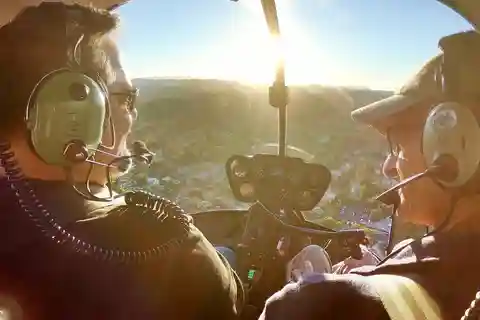 Ein Hoch auf Hollywood: 35-minütige Helikopter Tour