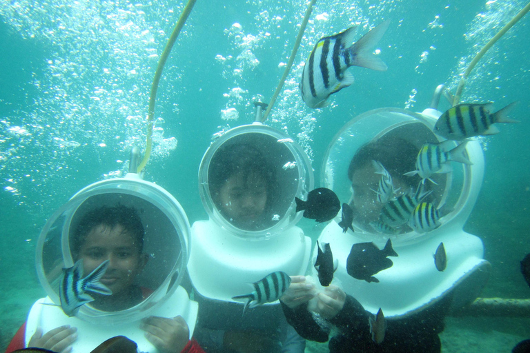 Bali: Sea Walker Under Water Experience Bali: Fish Sighseeing and Feeding Under Water Experience