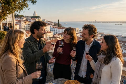 Lisbon: Historic Baixa & Chiado Street Food Walking Tour