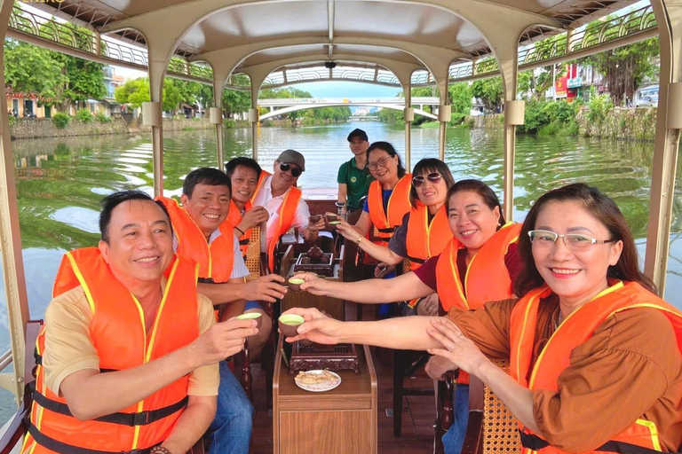 Hue: Perfume River Electric Boat Cruise with Hotel Transfer Shared Eco-Boat Cruise (Meeting Point)