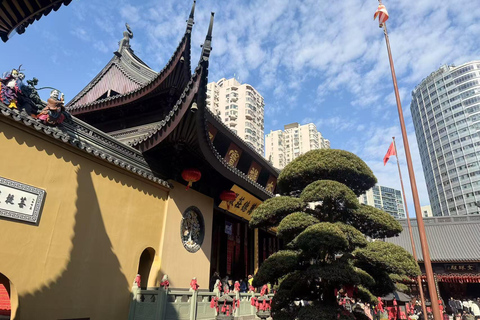 Shanghai: 3-hour Street Food and Temple Tour