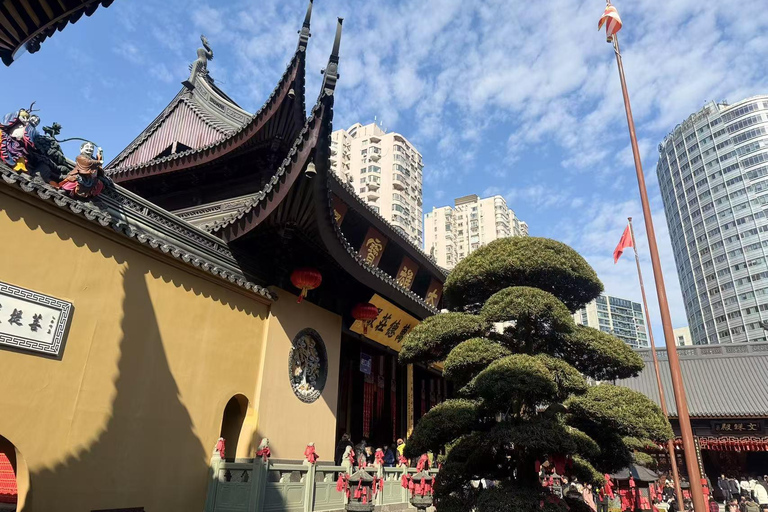 Shanghai: 3-hour Street Food and Temple Tour