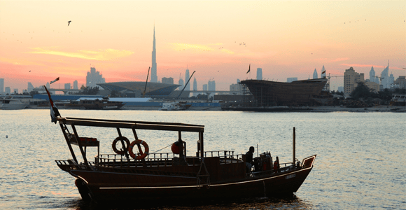 Dubai Canal: Shared Abra Boat Ride