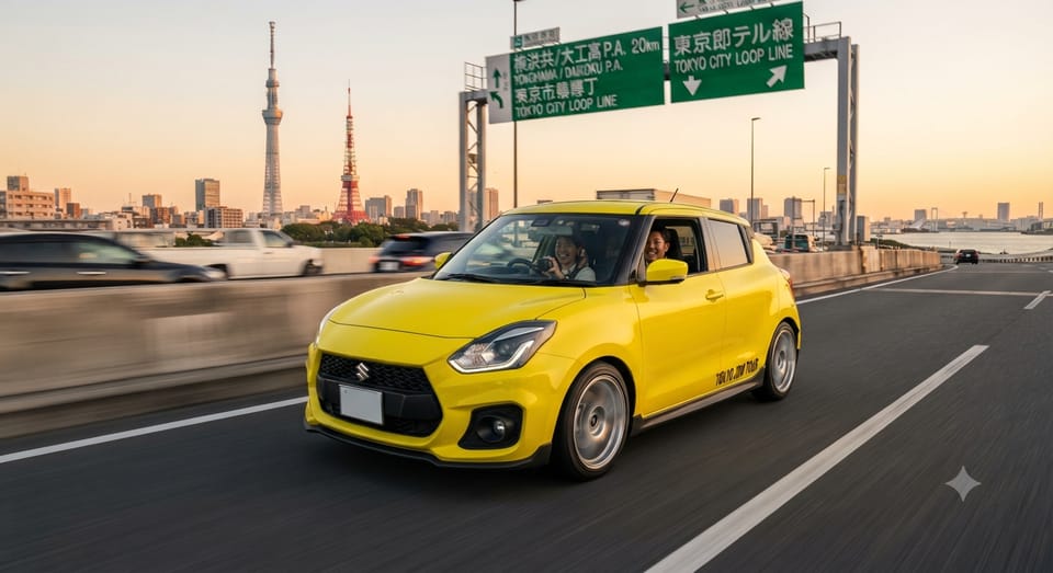 静岡発：スズキで横浜へのJDMカーカルチャーツアー