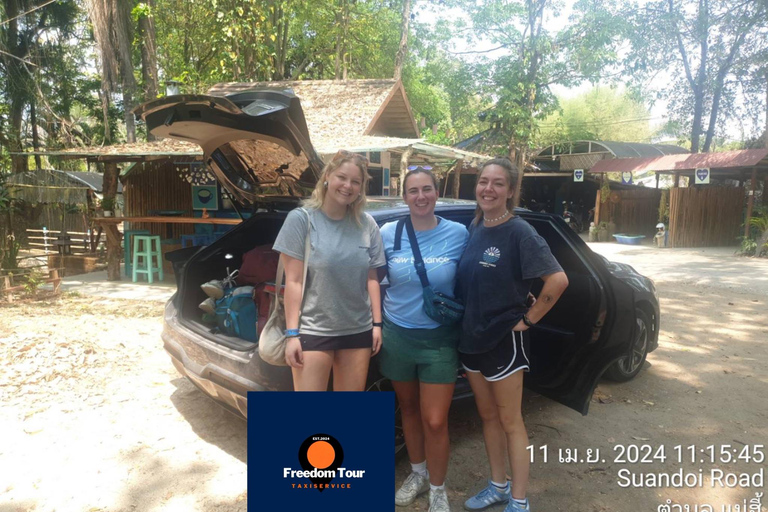 Traslado de carro particular de Chiang Rai para ou de Pai (Mae Hong Son)Pai (Mae Hong Son) para Chiang Rai, com devolução de 1 trajeto/carro SUV