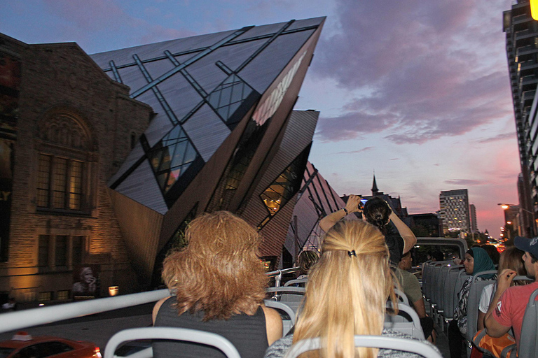 Toronto: Night Sightseeingtour in een dubbeldekkerbus